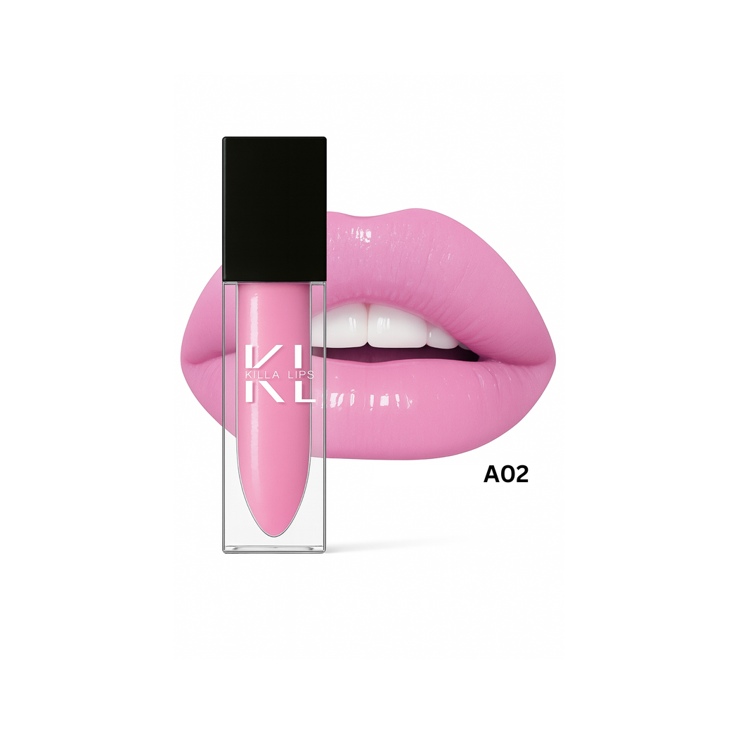 LIP GLOSS A02 (BUBBLEGUM PINK)