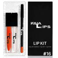 3 in 1 lip kit #16 (VIBRANT ORANGE)