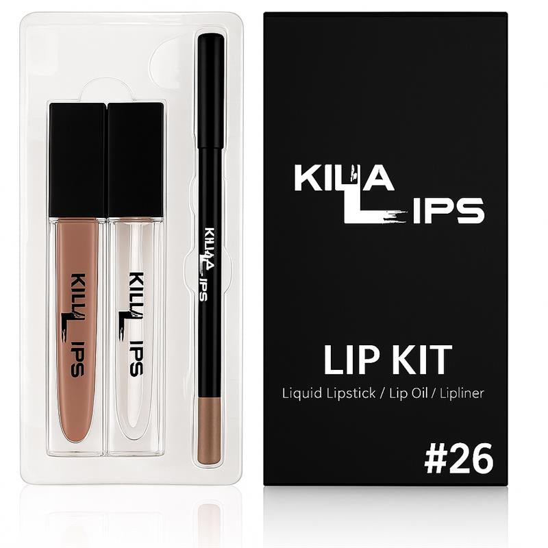 3 in 1 lip kit #26 (BEIGE NUDE)